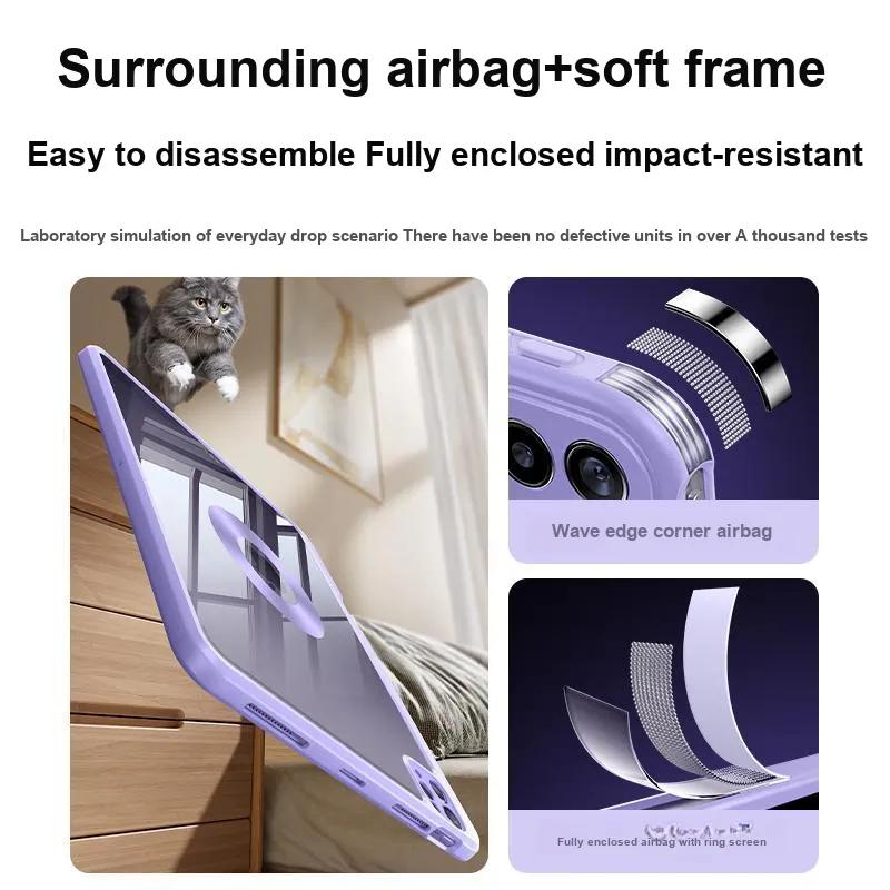 Lisen 360 Degree Rotation Compatible With IPad Air 5 Magnetic Tablet Protective Case With Pen Slot-53