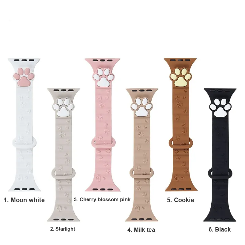 CHRROTA Watch Band Apple Compatibility Silicone Material-8