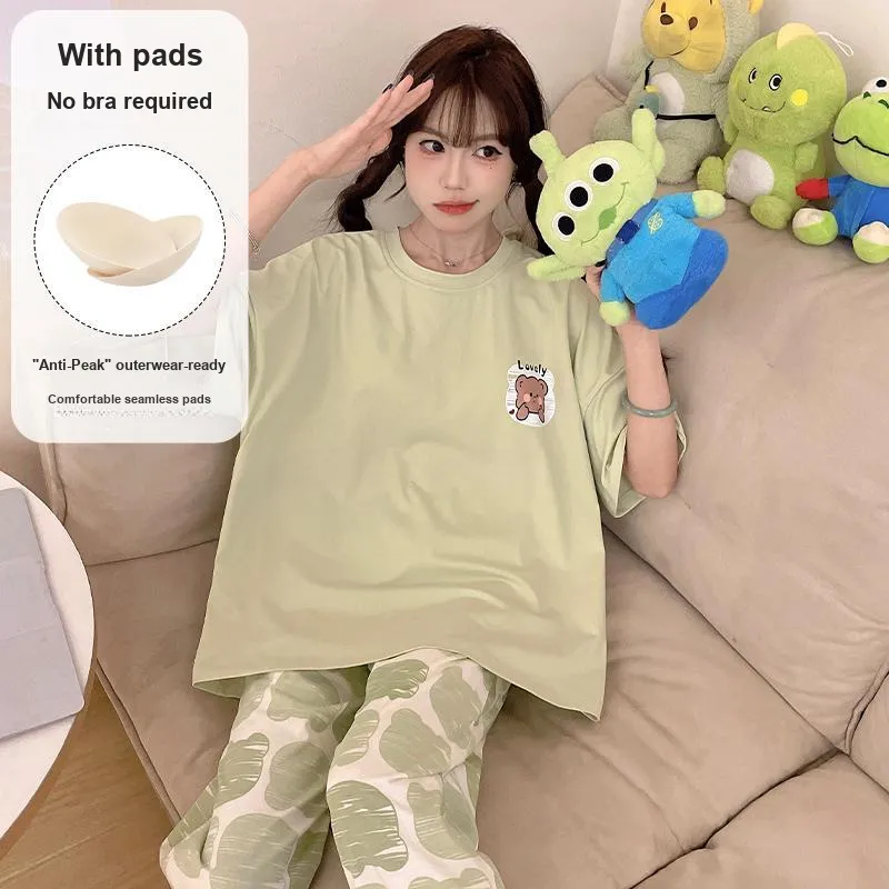 O'MESIK Pajama Set Women's Green-6