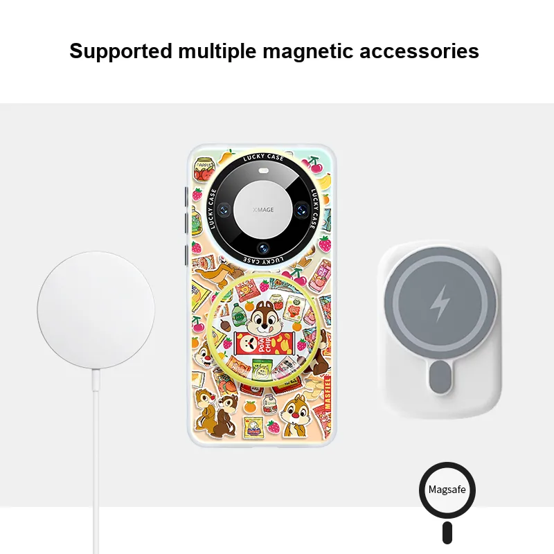 Marsfield TPU Material Laser Magnetic Phone Case Compatible With Huawei Mate 60 Pro+.-3
