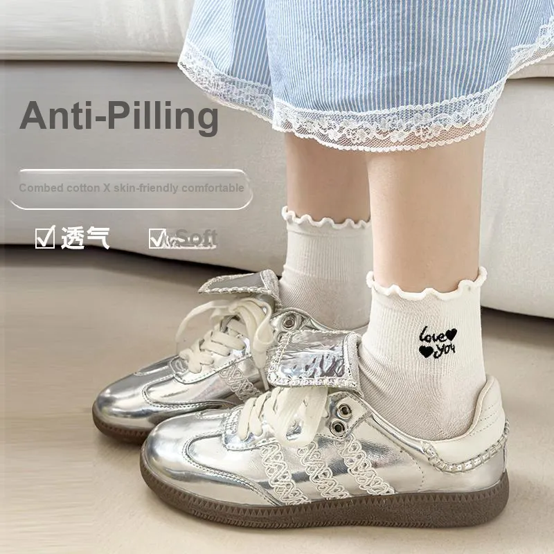 Lan Miao Mid Calf Socks Women's Shopping Bag 4 Pack-1