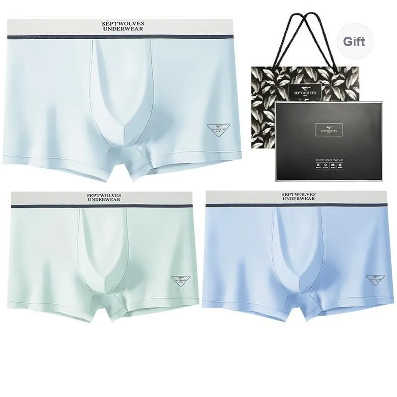 SEPTWOLVES Boxer Shorts Men's Gift Box Set+Shopping Bag-7