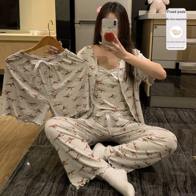Maultiay Pajama Set Women's Gray-1
