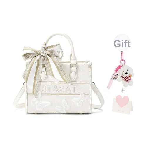 ST SAT Сумка через плечо из синтетической кожи женская экрю