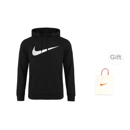 Nike Sweatshirts Men Black Sweatshirts+Gift Bag