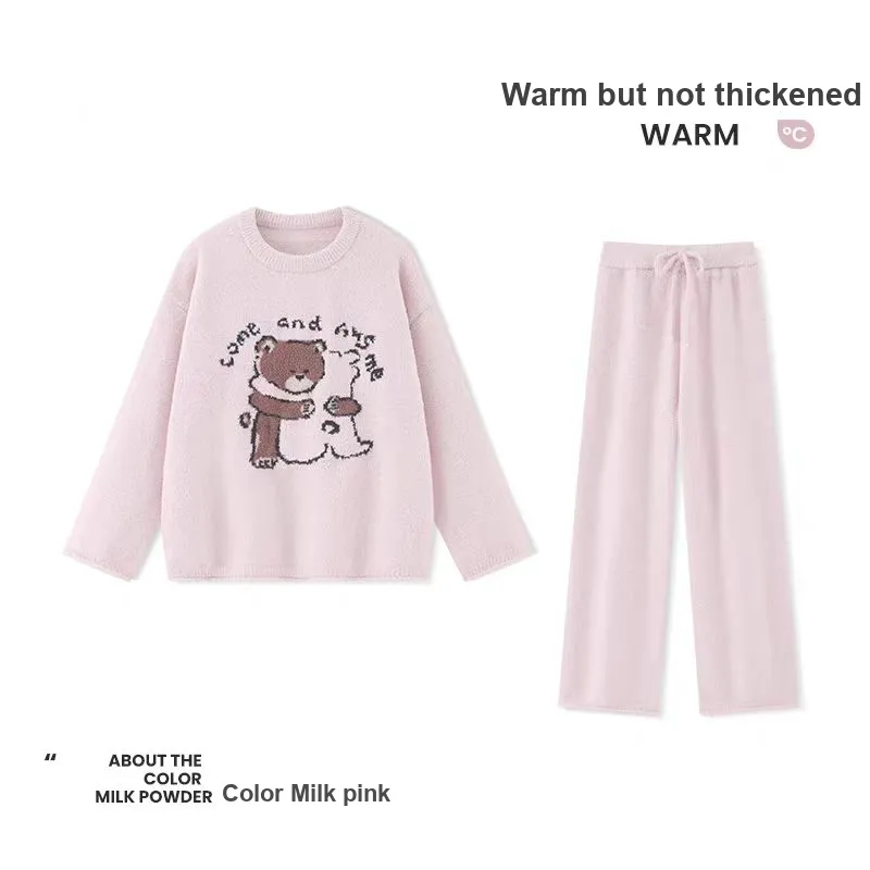 WANANNI Pajama Set Women's Cream Pink-6