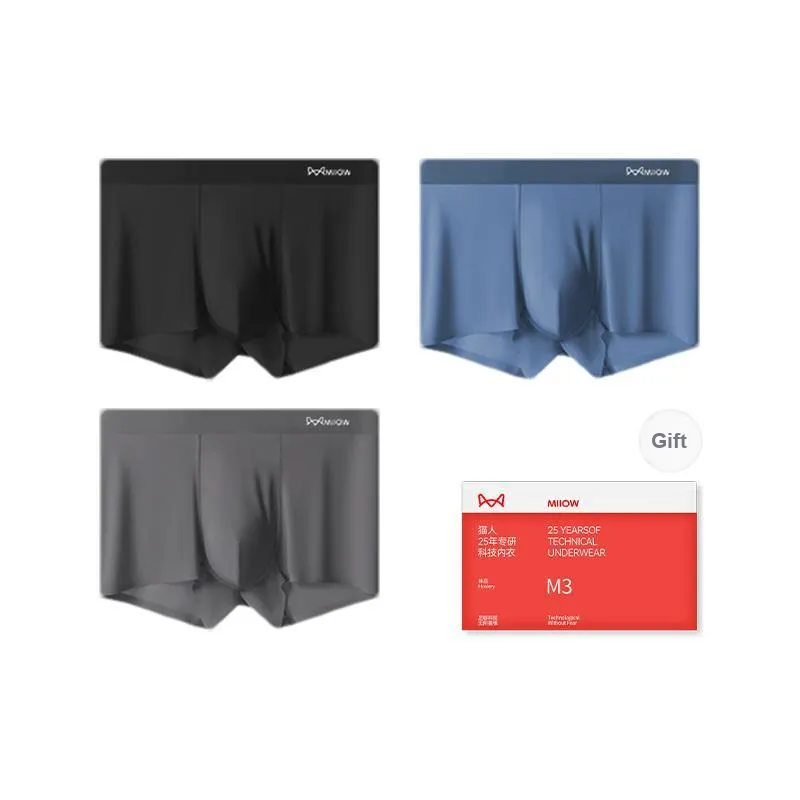MIIOW Cool One Summer Series Underpants Men's Shopping Bag 3 Pack-5
