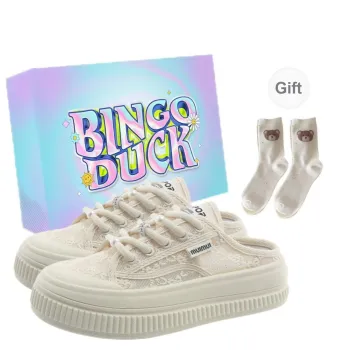 BINGO DUCK Odor Resistant, Abrasion Resistant Closed Toe Slippers Women's