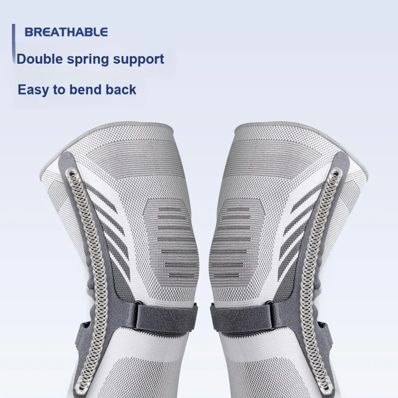 Pinjian Running Basketball Fitness Unisex Nylon Elastane Latex Thread Silicone Knee Pads-3