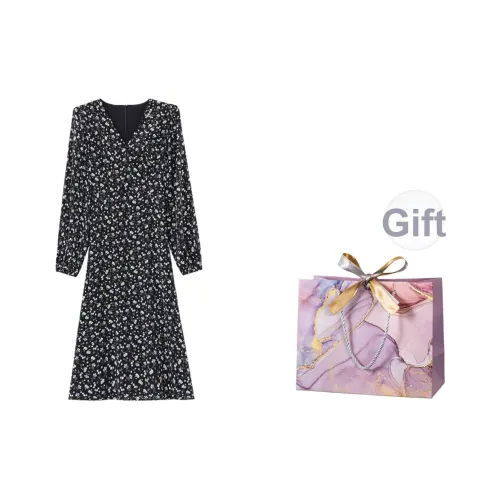 ONNFB Длинное платье с длинными рукавами женское