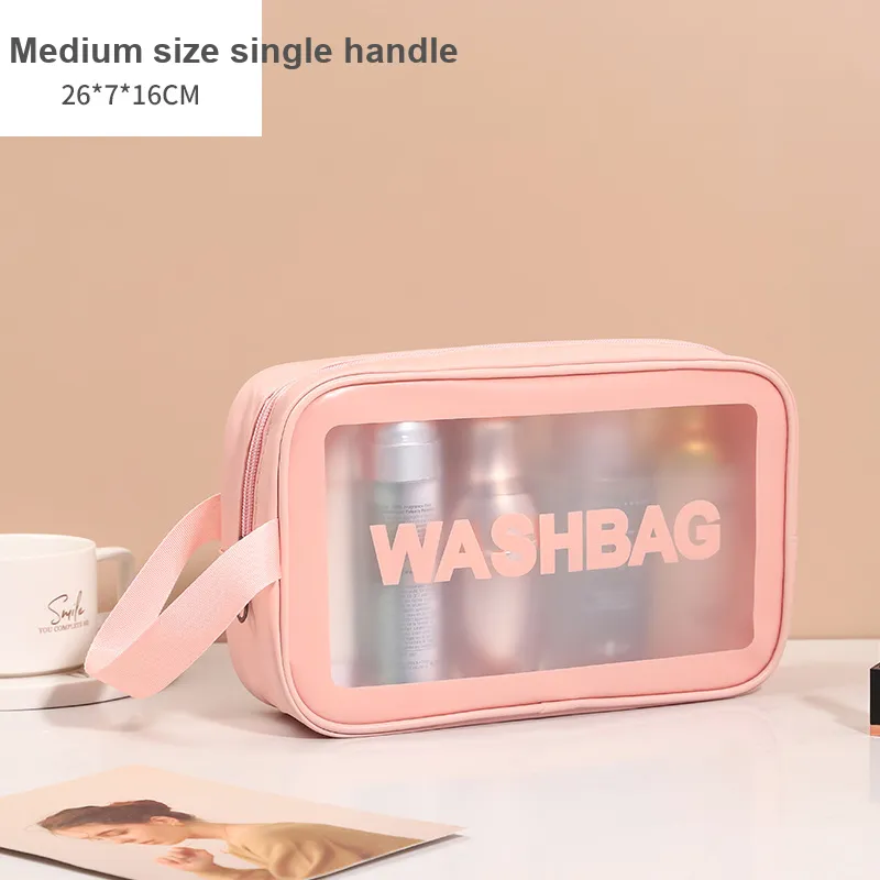 Love Of Wormwood Good Looking Matte Transparent Minimalist Style With Multiple Usages Makeup Bags-12