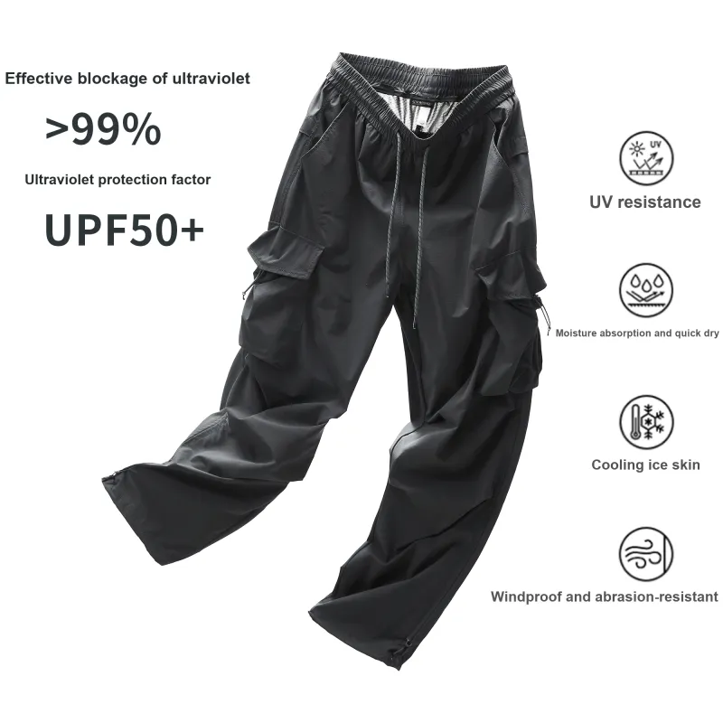 GNOMESHGH Casual Pants Unisex Cloud Gray-9