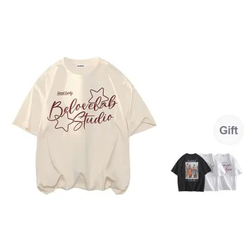 BRUMAIRE T Shirt Unisex Black Comes With Random Print Short Sleeved Shirt