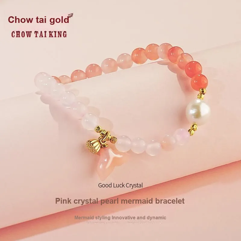 CHOW TAI KING Agate Bracelets Women's-1