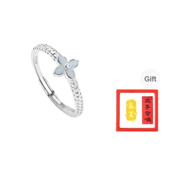 Chongqing Gold Store S999 Fine Silver Rings Unisex