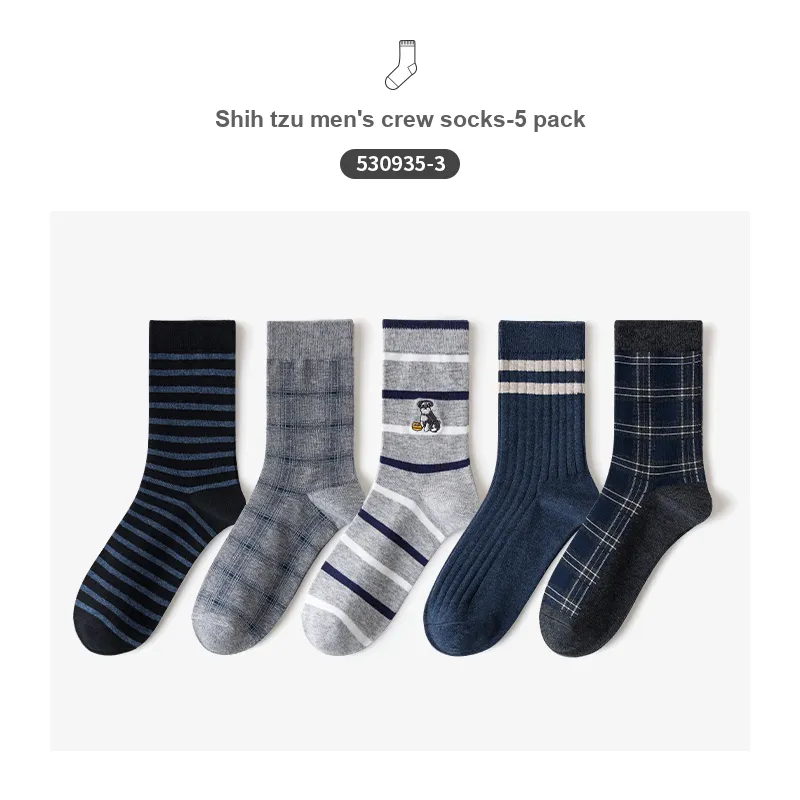 Caramella Mid Calf Socks Men's 5 Pack-13