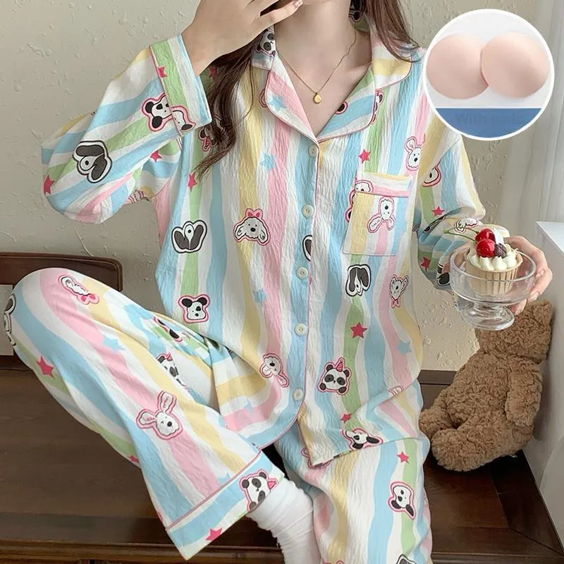 Lan Miao Pajama Set Women's Image Color-1
