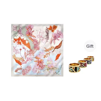 MARJAKURKI Silk Large Square Women's