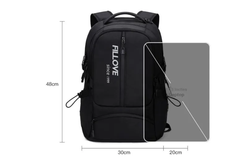 Fillove Backpacks Black-7