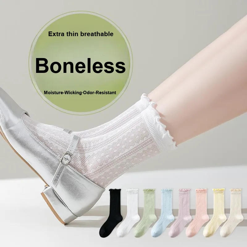MIIOW Cool One Summer Series Mid Calf Socks Women's Combo Set-13