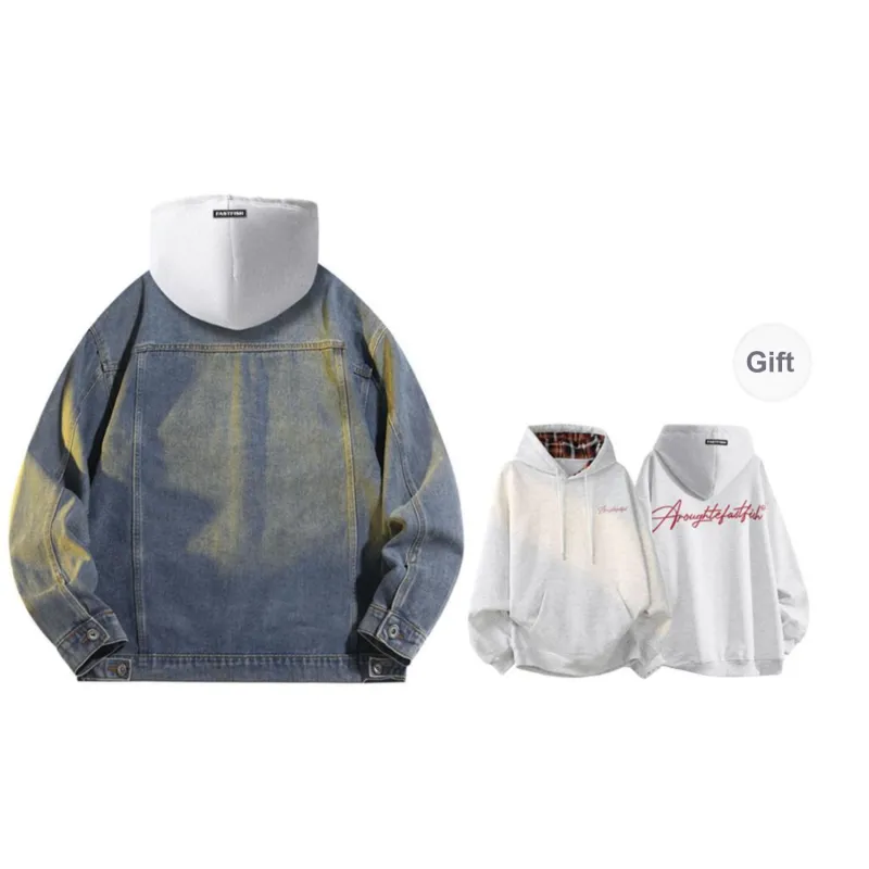 FASTFISH Denim Jackets Unisex-11
