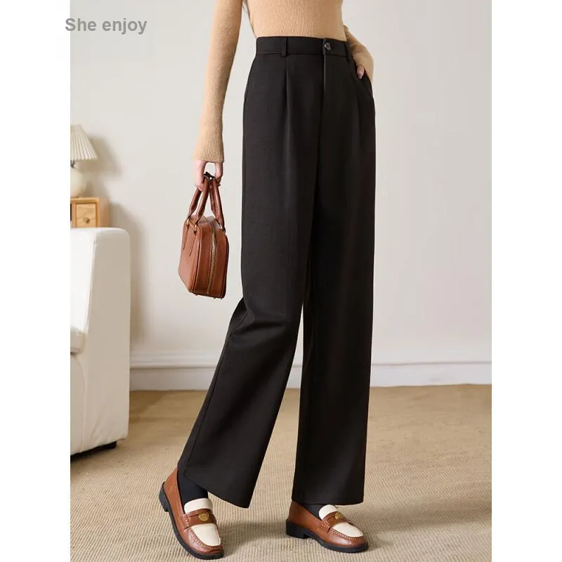 She Enjoys Casual Pants Women's Black-6