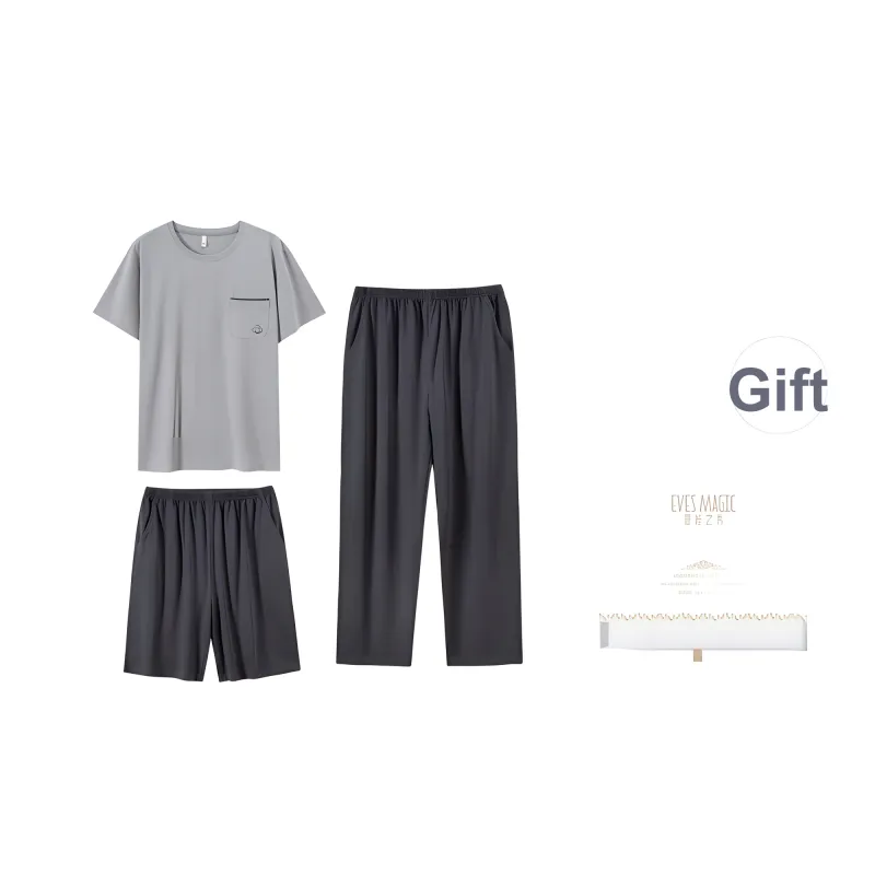 XIA.WA.ZHI.XIU Pajama Set Men's Gift Box Set-14