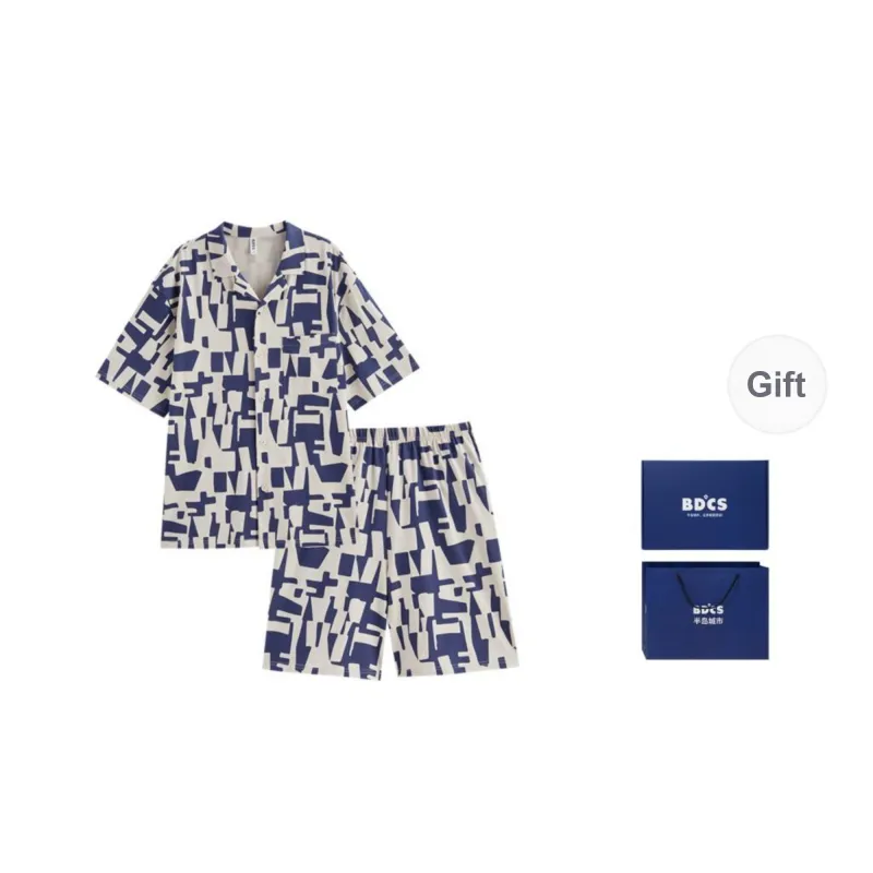 Peninsula City Pajama Set Men's Gift Box Set-3