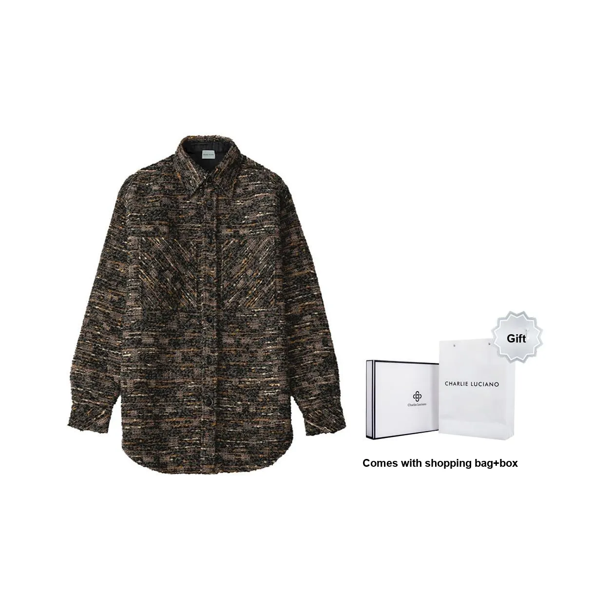 Charlie Luciano Shirts Unisex Brown