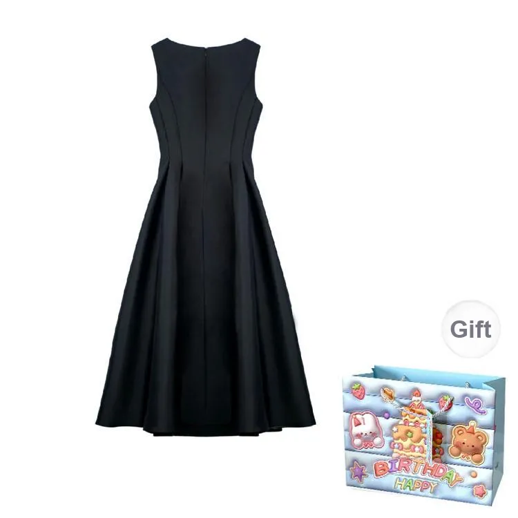 BRASS SCOUT Sleeveless Dress Women's Black-1