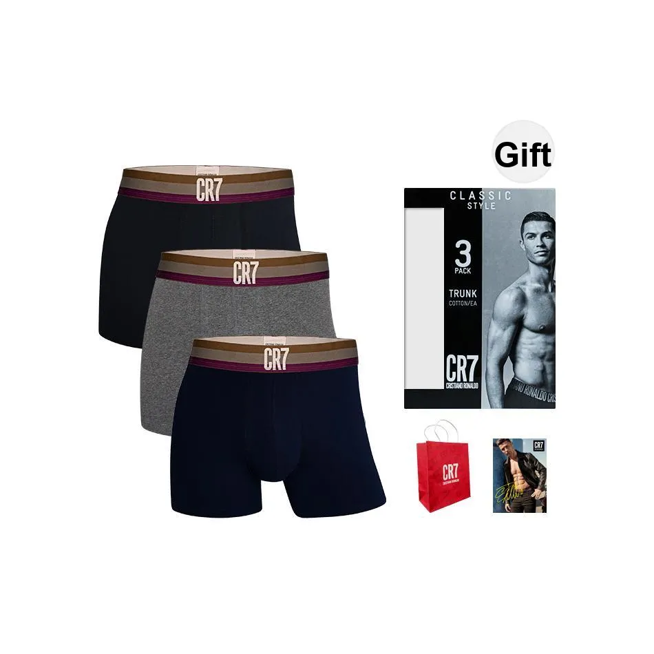 CR7 CRISTIANO RONALDO Boxer Briefs Men's Box 3 Pack Mixed Color