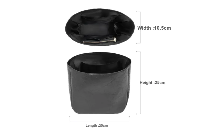 Lan Bao Fan DuPont Paper Bag Accessory Unisex Black-2