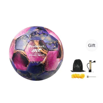 ProSelect x Transformers 2nd/3rd Soccer PU Machine Stitched Soccer Ball Unisex Gilded Pink