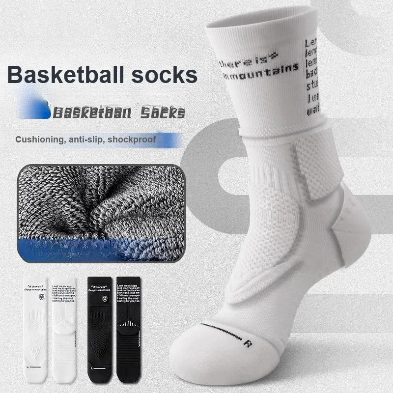 LUOLIAN Basketball Socks Unisex 3 Pack-5
