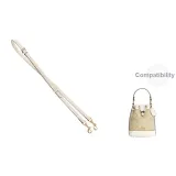 1.2cm-Width Ecru Litchi Grain Adjustable