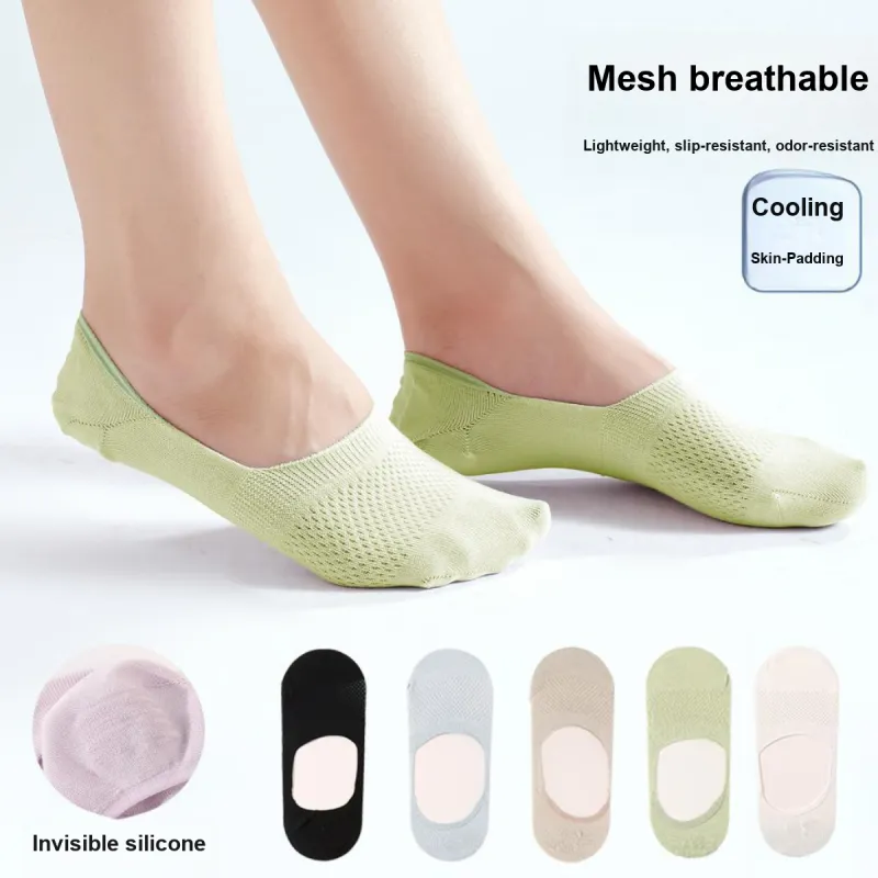 LoveEsteem No Show Socks Women's 5 Pack-9