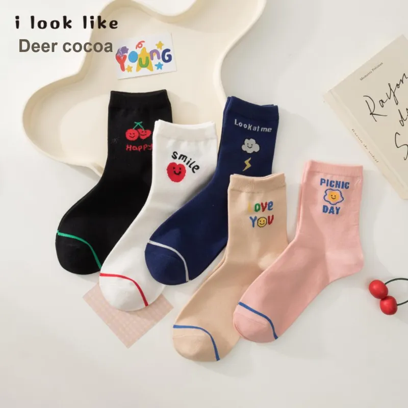 Caramella Women's Mid Calf Socks-22