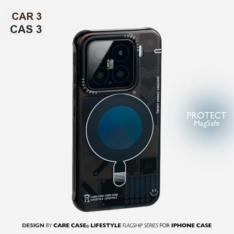 CARECASE TPU Material Circuit Board Magnetic Phone Case Compatible With Xiaomi 15/15 Pro-5