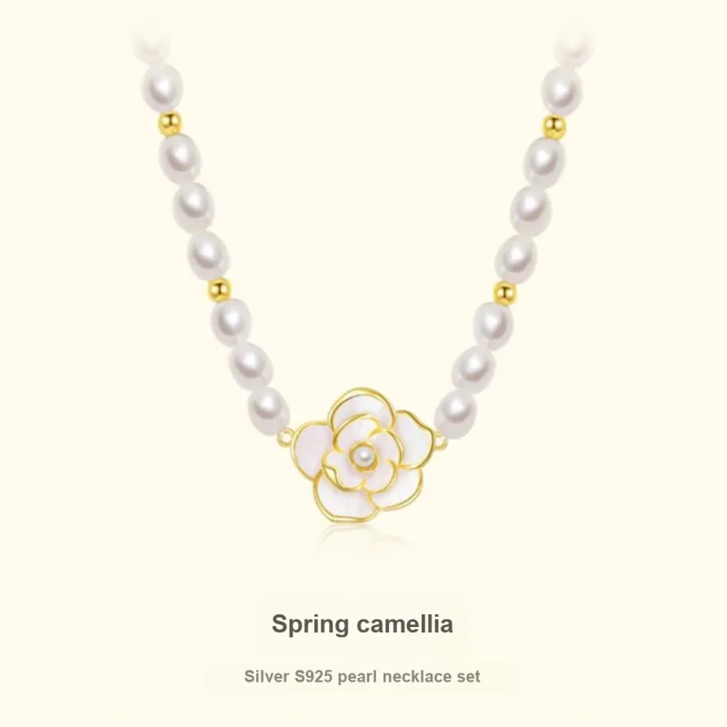 MGS Pearl Necklaces Women's-3