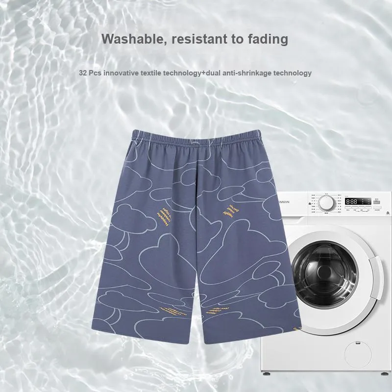 ROMANTIC·SPRING Pajama Pants Men's Image Color-2