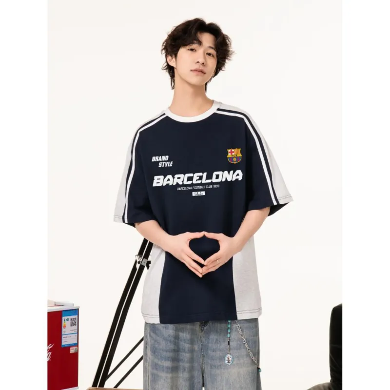 FCB ARCELONA T Shirts Unisex-2