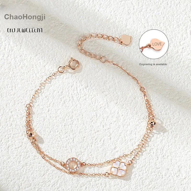 CHAOHONGJI S925 Silver Bracelets Women's-2