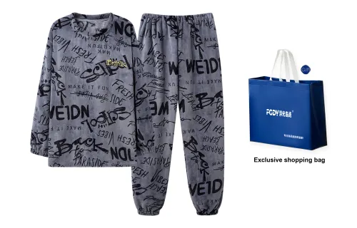 Floating light islands Men Pajama Sets