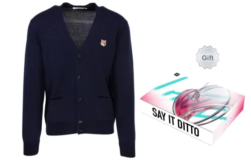 Maison Kitsune Sweaters Men Blue - Gift Box Sets