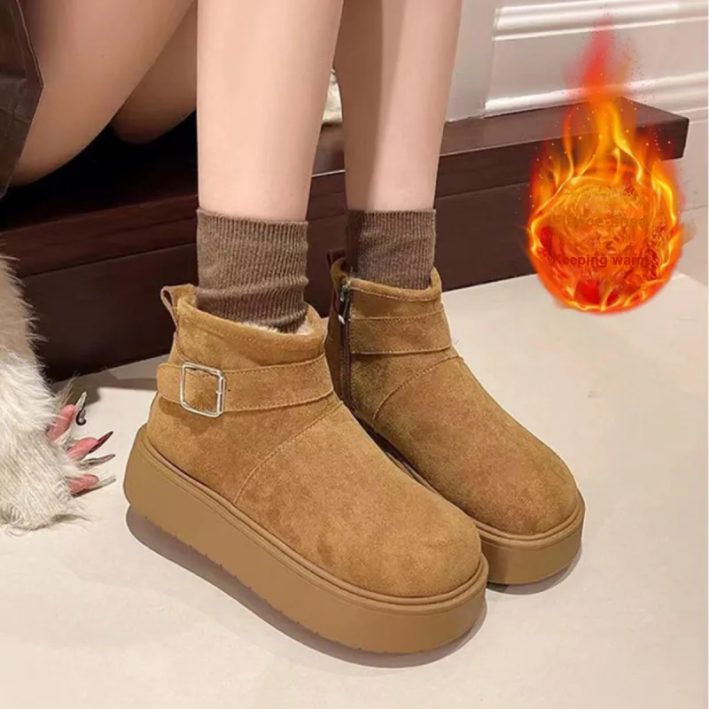 WESTLINK Thermal Abrasion Resistant Slip Resistant Short Snow Boots Women's-6