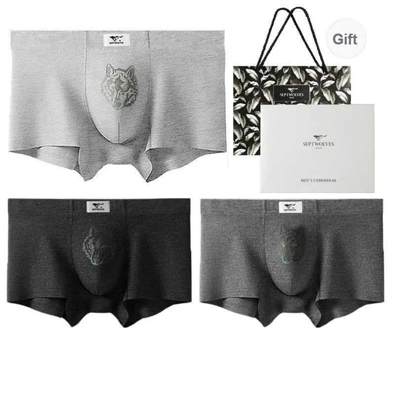 SEPTWOLVES Underpants Men's 3 Pack Gift Box Set-25