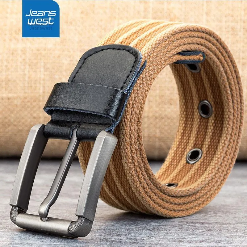 JEANSWEST Canvas Belt Men's 3.8CM-5