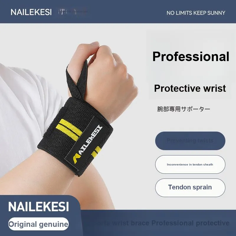 NAILEKESI Fitness Sprains/Broken Bones Wristbands Protective Compression Slip Resistant Unisex-2
