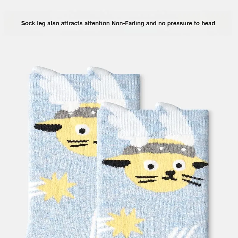 Primeet Mid Calf Socks Women's 4 Pack-1