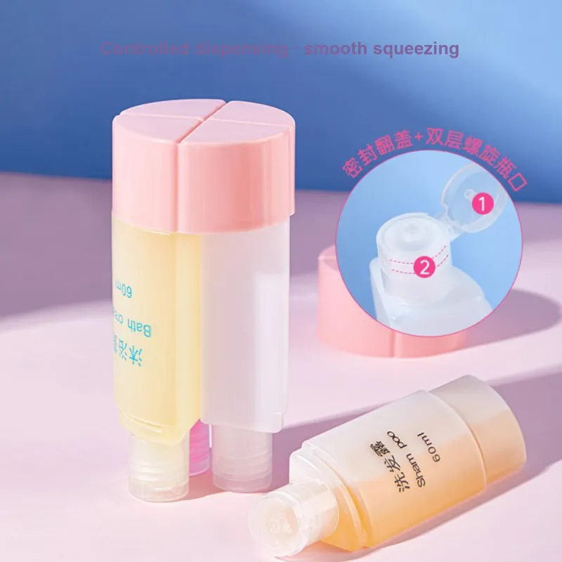 Malian Squeezing Type With Base Shampoo & Conditioner Refill Bottles-9